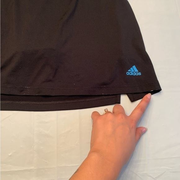 Adidas womans sports skort blue and  black size MED - Picture 8 of 11